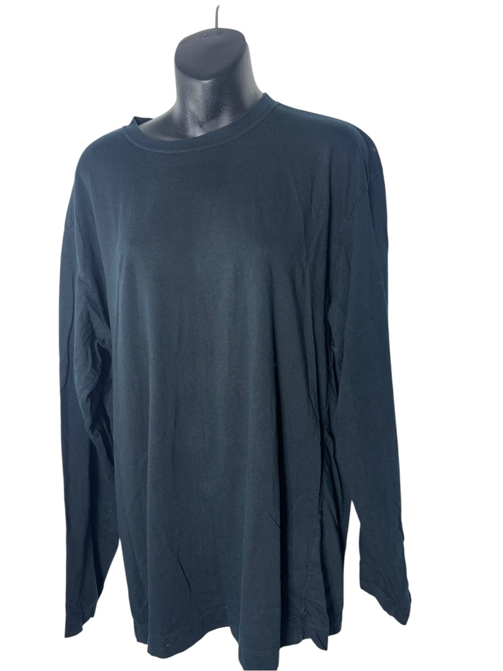 Issey miyake men’s medium 100% cotton long sleeve elevated basic tee